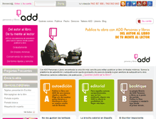 Tablet Screenshot of addeditorial.com